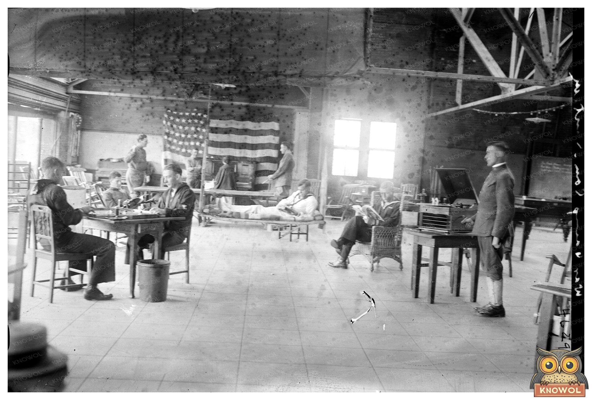 1910s War Camp Canteen: Soldiers Daily Life Captured