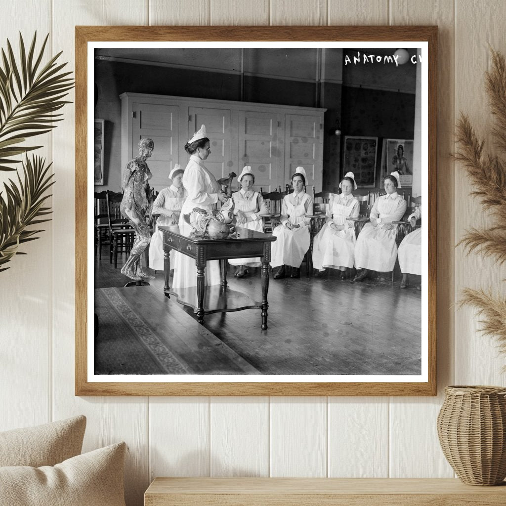 Early 20th Century Anatomy Class in Session