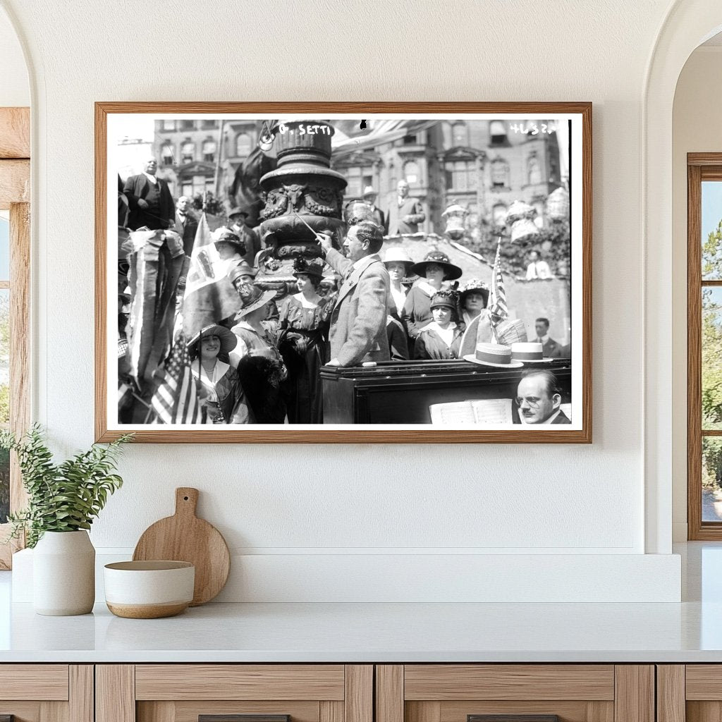 World War I Era Portrait of G. Setti, 1918