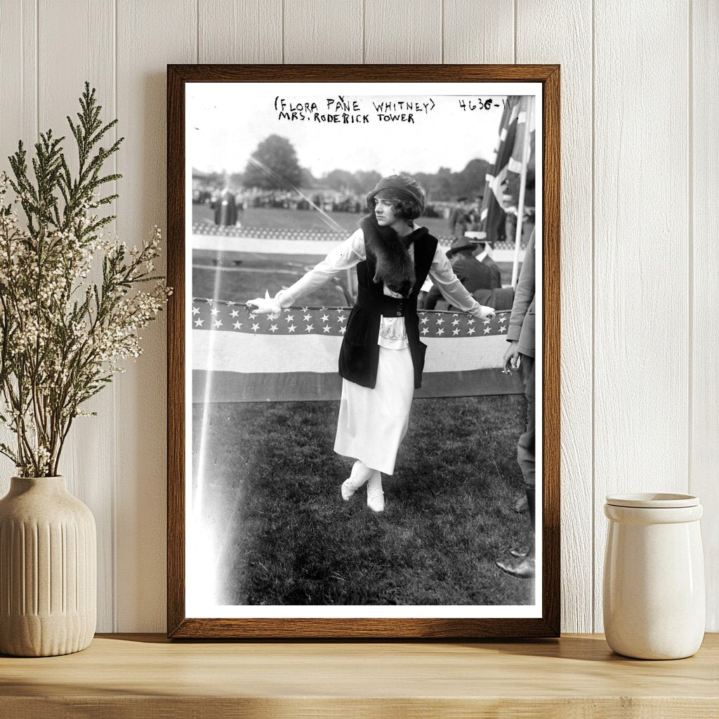 Elegant Socialite Flora Payne Whitney, 1915-1920