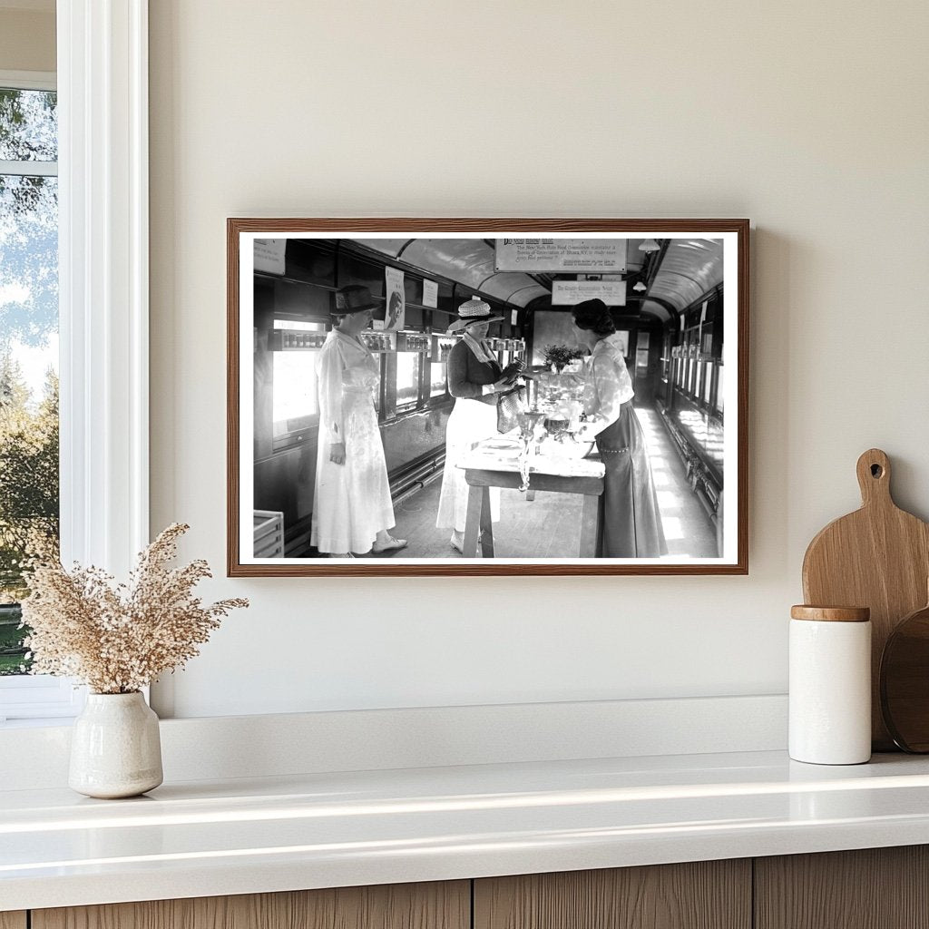 1918 L.I.R.R. Gourmet Food Train in Action