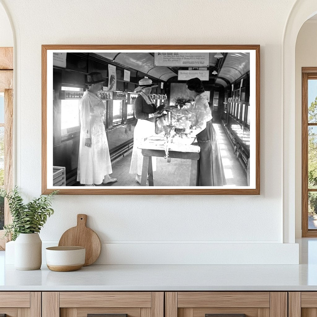 1918 L.I.R.R. Gourmet Food Train in Action