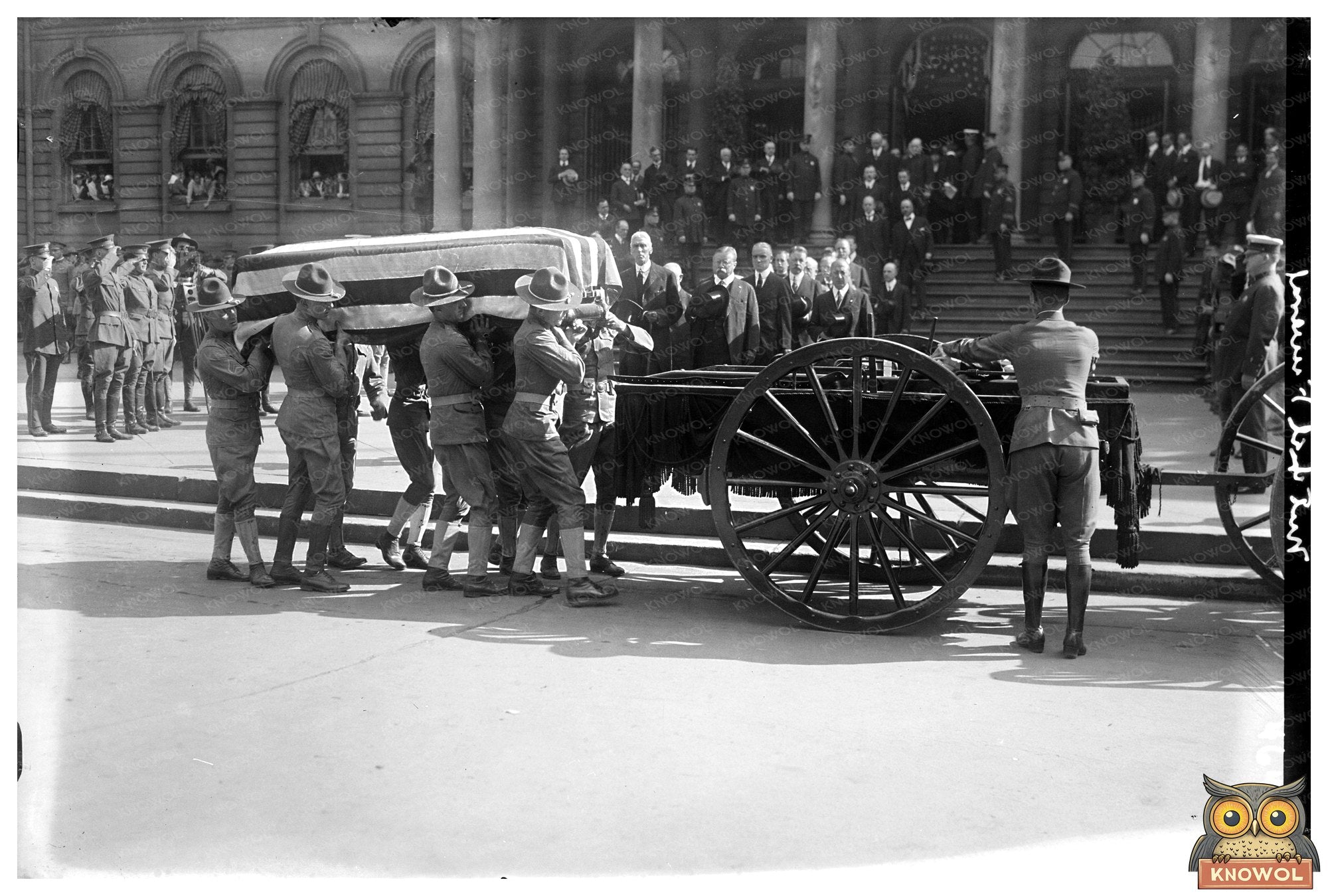 1918 Mitchel Funeral: A Somber Farewell After War