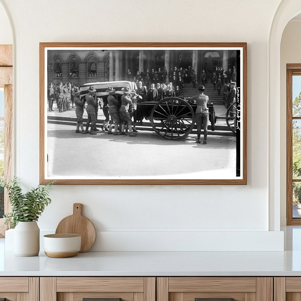 1918 Mitchel Funeral: A Somber Farewell After War
