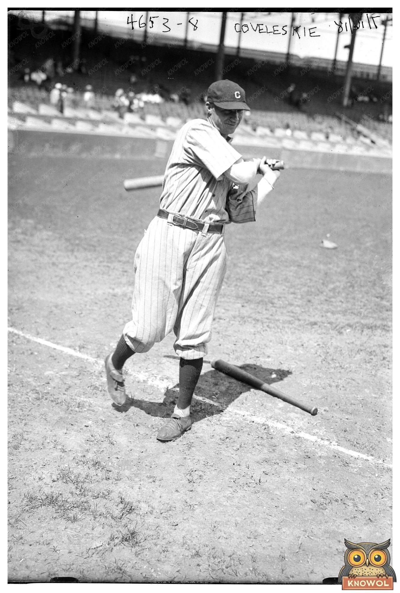 1918 Stan Coveleski: Cleveland Baseball Legend Portrait