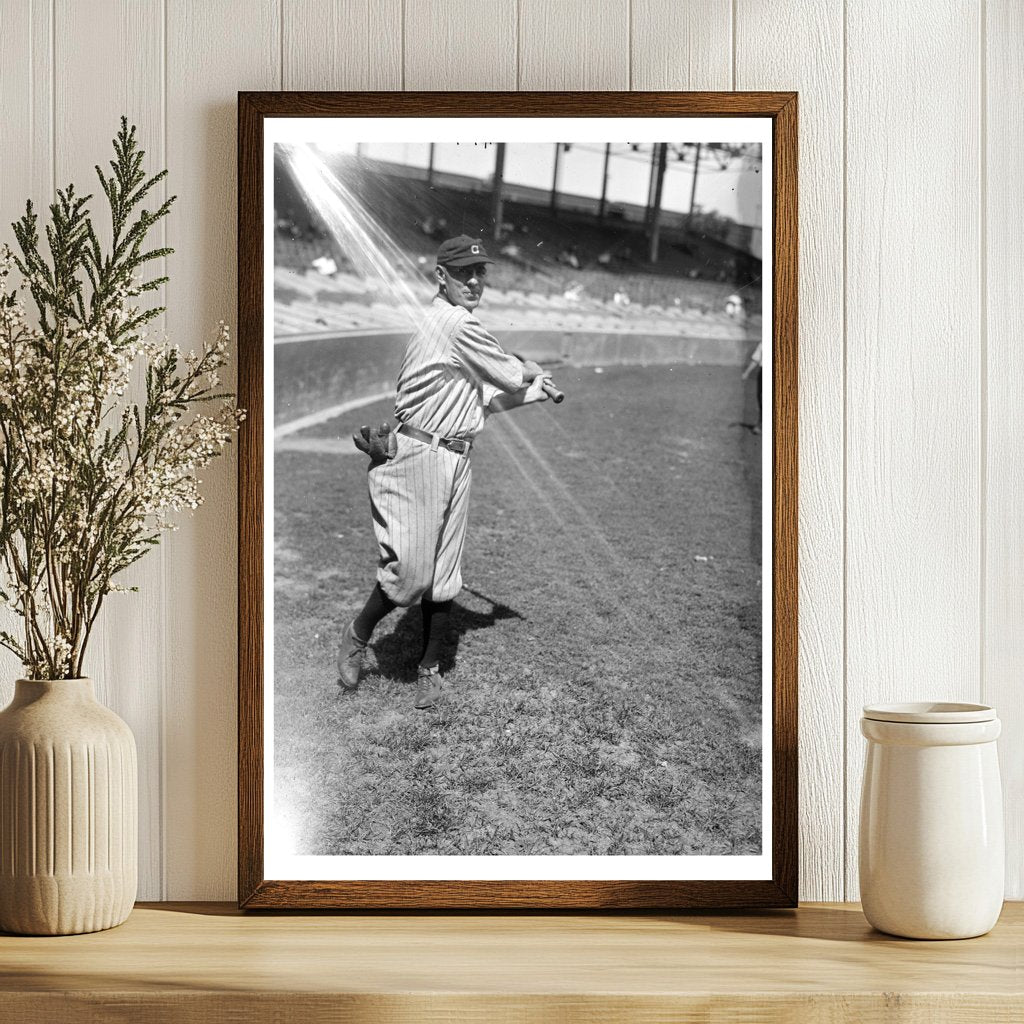 1918 Majestic Baseball Portrait of Cleveland Player