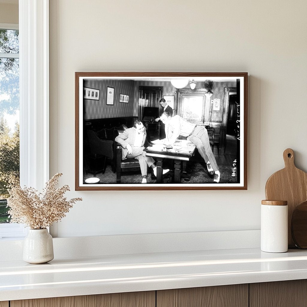 Early 20th Century Urban Business Encounter