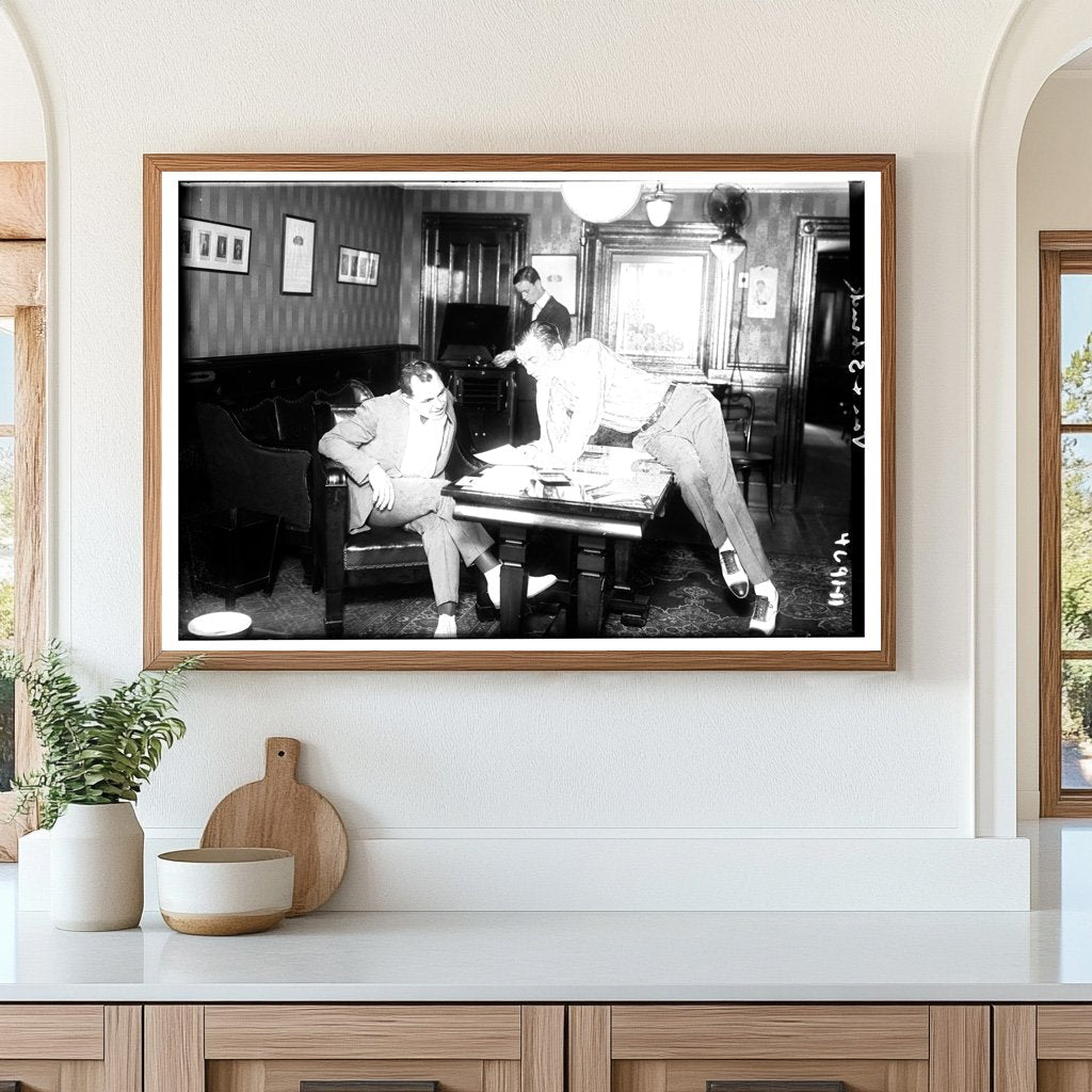 Early 20th Century Urban Business Encounter