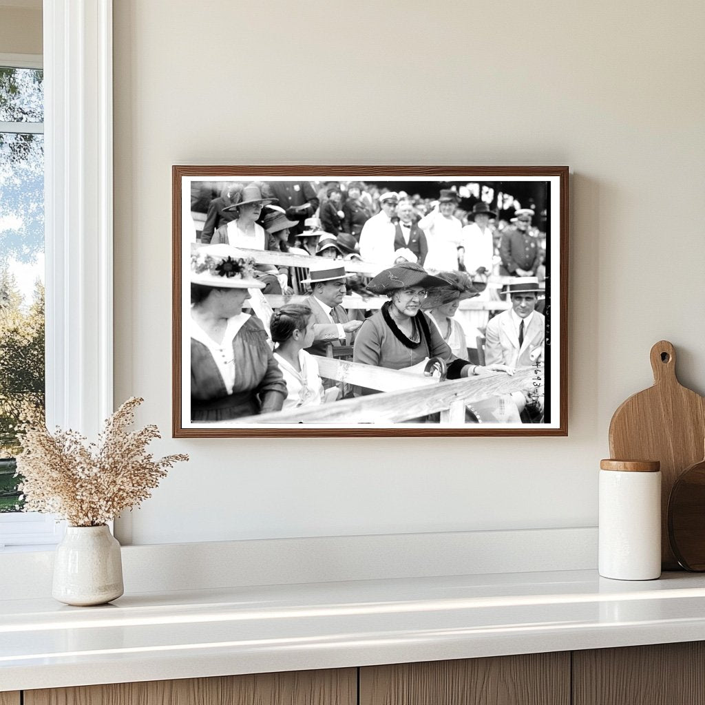 Timeless Portrait of Enrico Caruso & His Wife, 1918