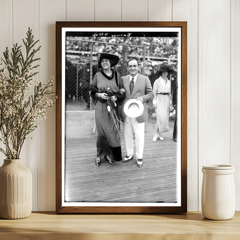 Enrico Caruso with Wife: A Timeless Opera Romance