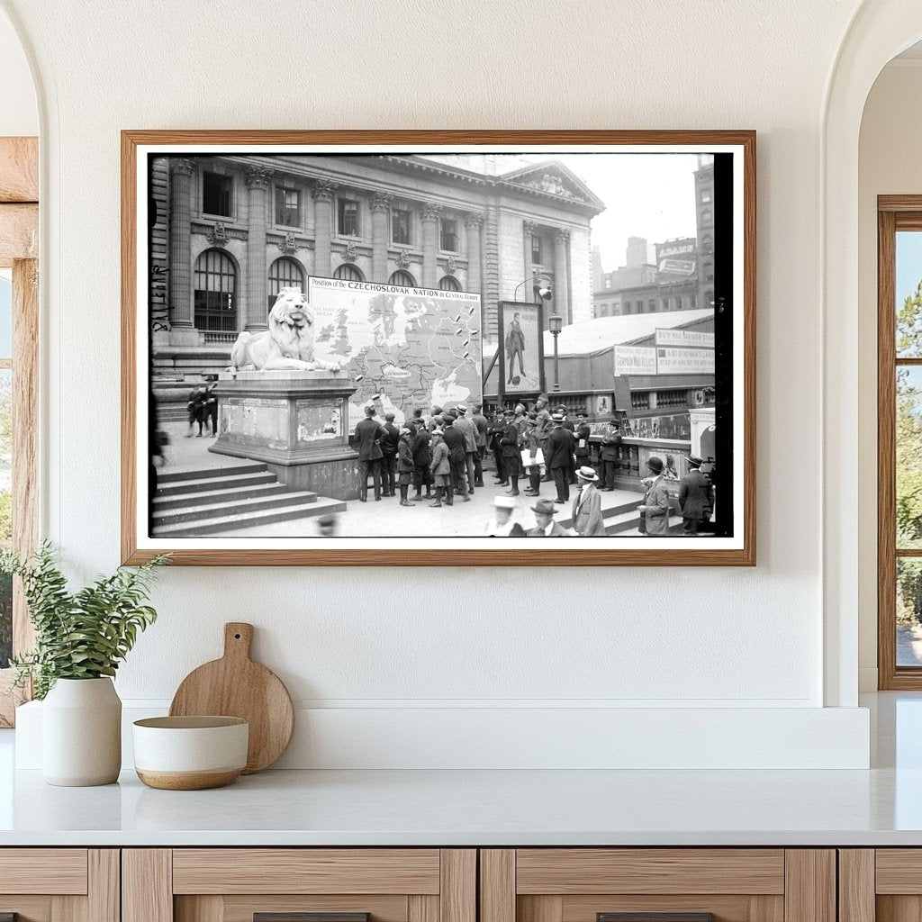 1918 Map of Czechoslovakias Central European Roots