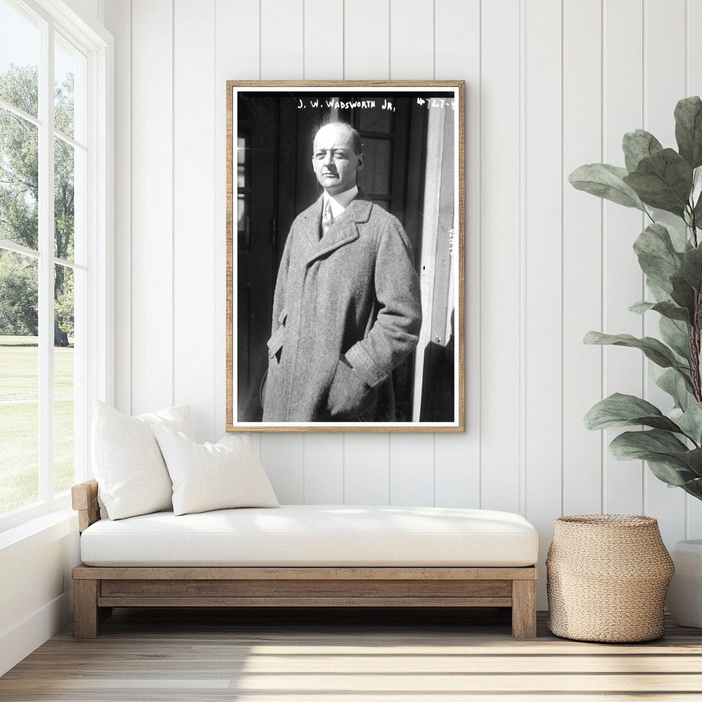 Historic Portrait of J.W. Wadsworth Jr. (1924)