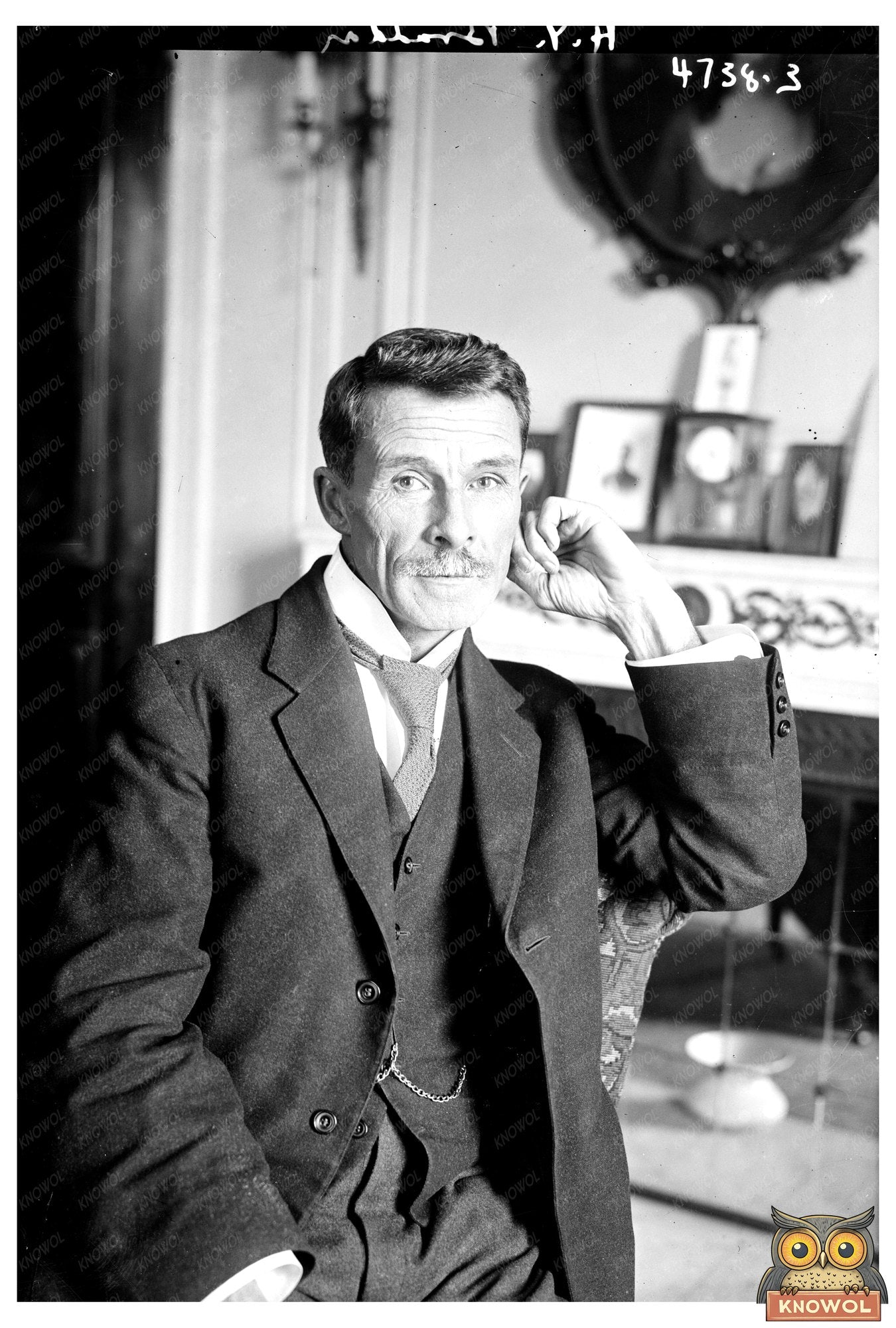 1918 Historical Portrait of H.Y. Braddon