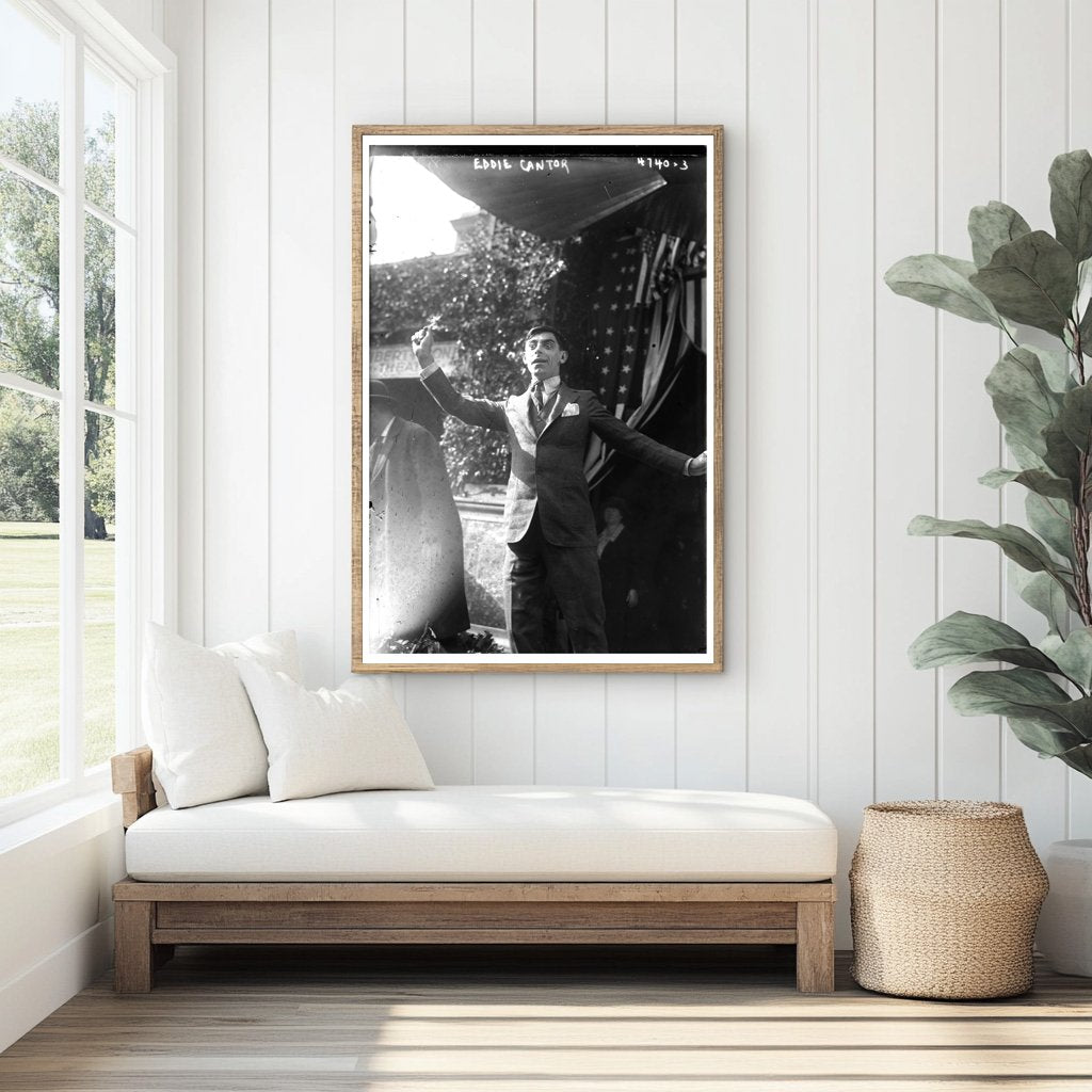 Iconic 1918 Portrait of Vaudeville Star Eddie Cantor