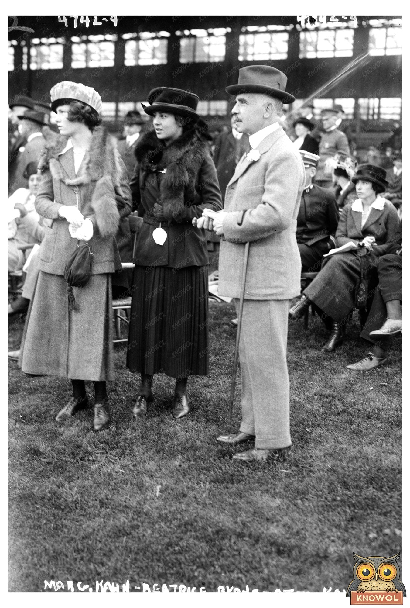Elegant Trio: Early 20th Century Society Portrait