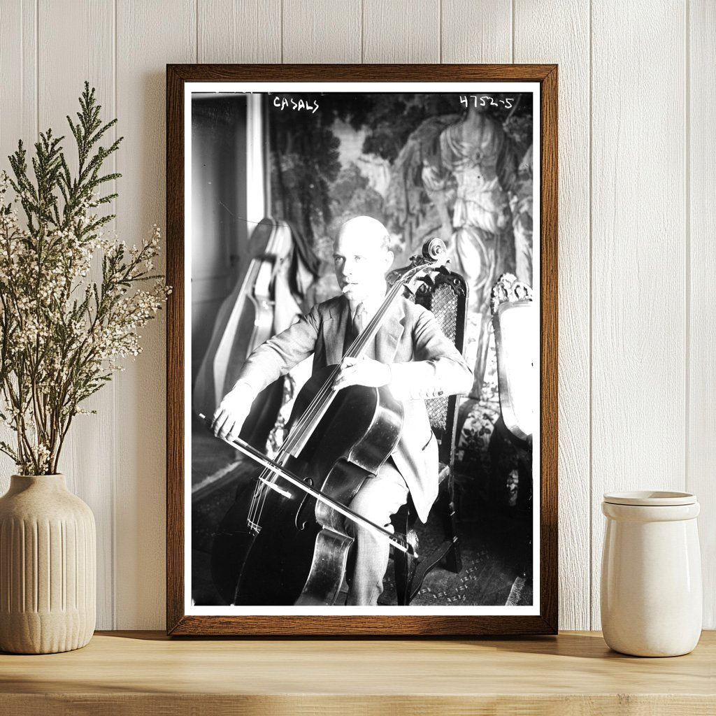 Master Cellist Pablo Casals in Concert, 1915-1920