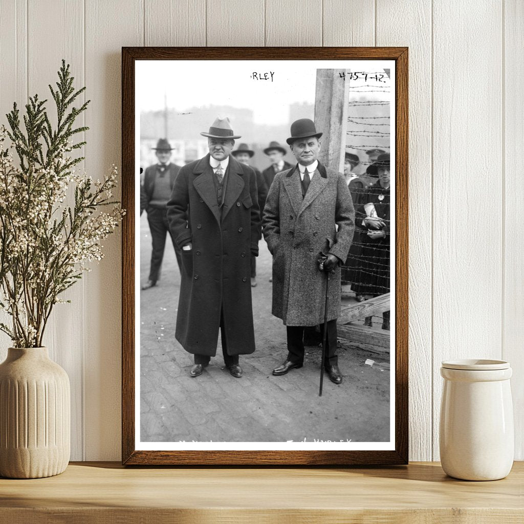 1920s Political Pioneers: Hoover and Hurley Portrait