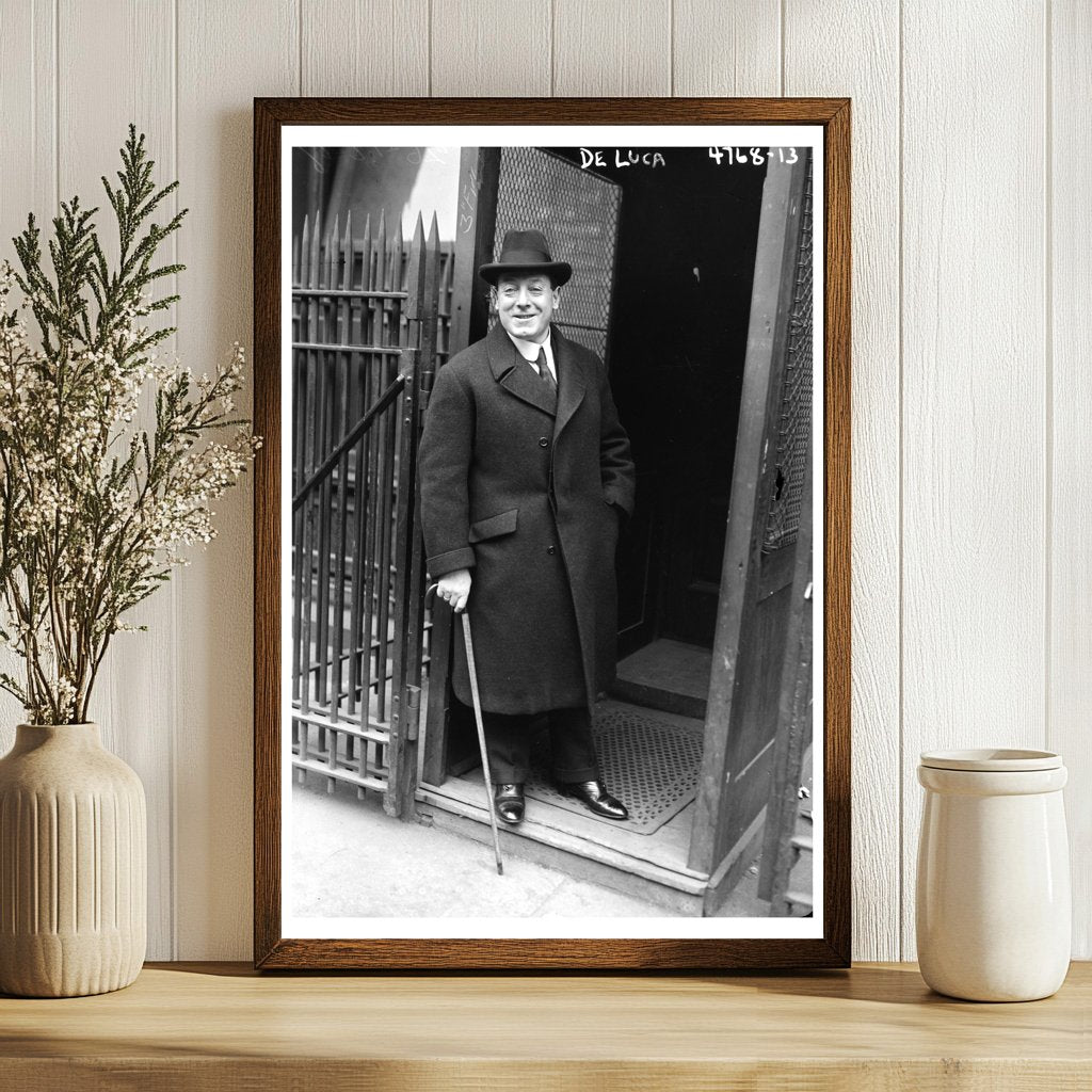 1923 Portrait of Victor De Luca: A Social Pioneer