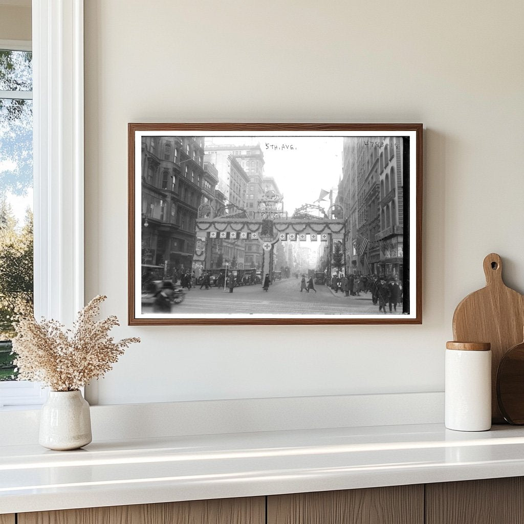 Post-WWI 5th Avenue: A Vibrant NYC Moment, 1918