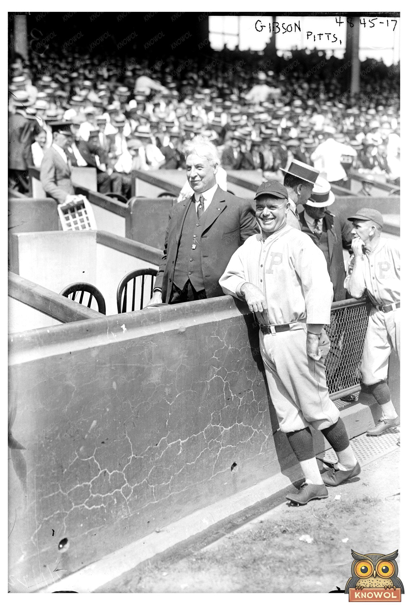 1921 Pittsburgh Baseball Manager in Action