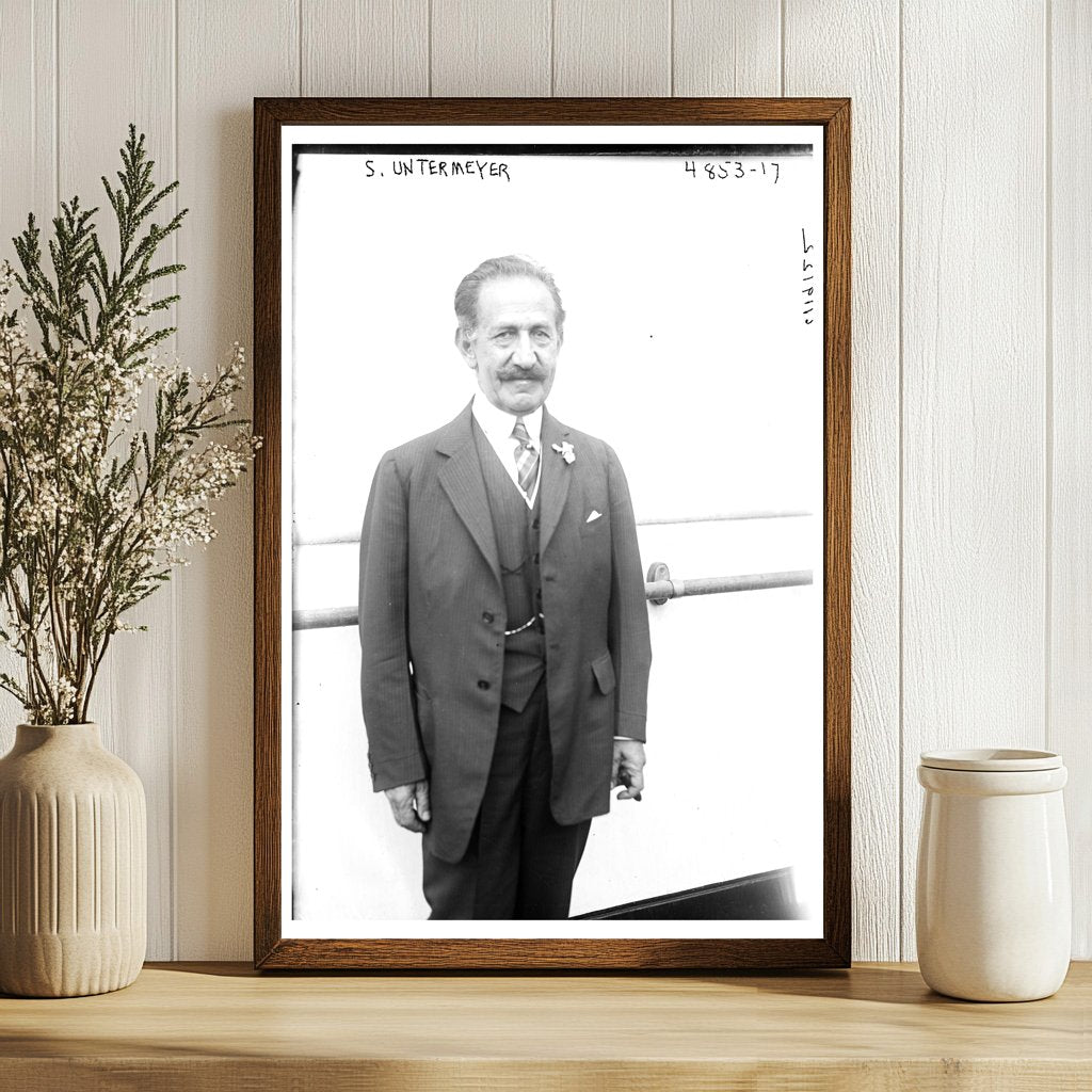 Influential Early 20th Century Lawyer Portrait