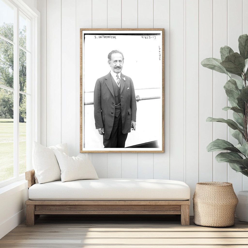 Influential Early 20th Century Lawyer Portrait