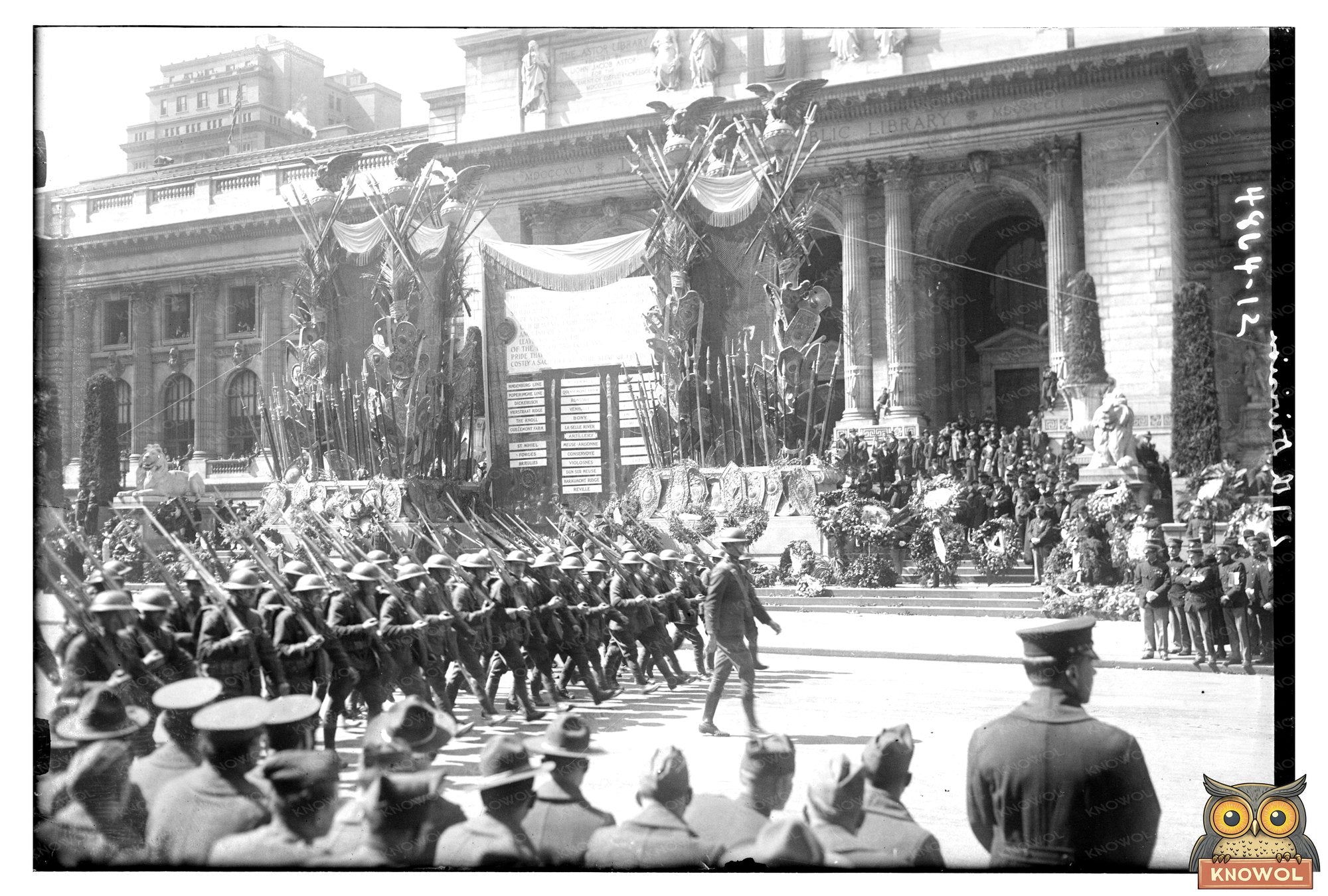 1919 March: Troops of the 27th Division United