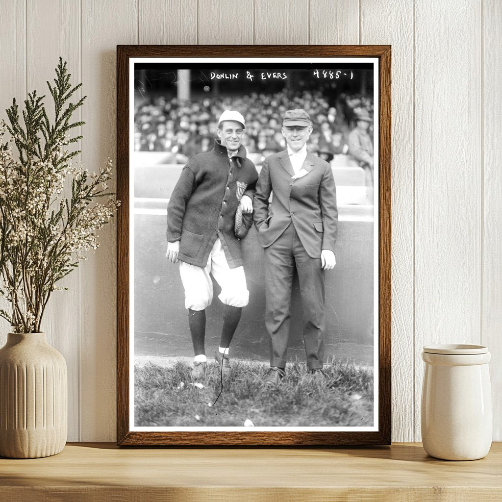 Legendary Baseball Icons of 1918: Donlin & Evers