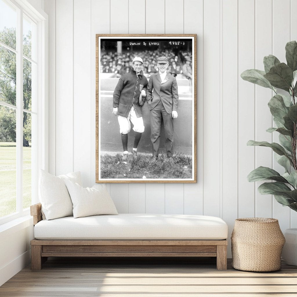 Legendary Baseball Icons of 1918: Donlin & Evers