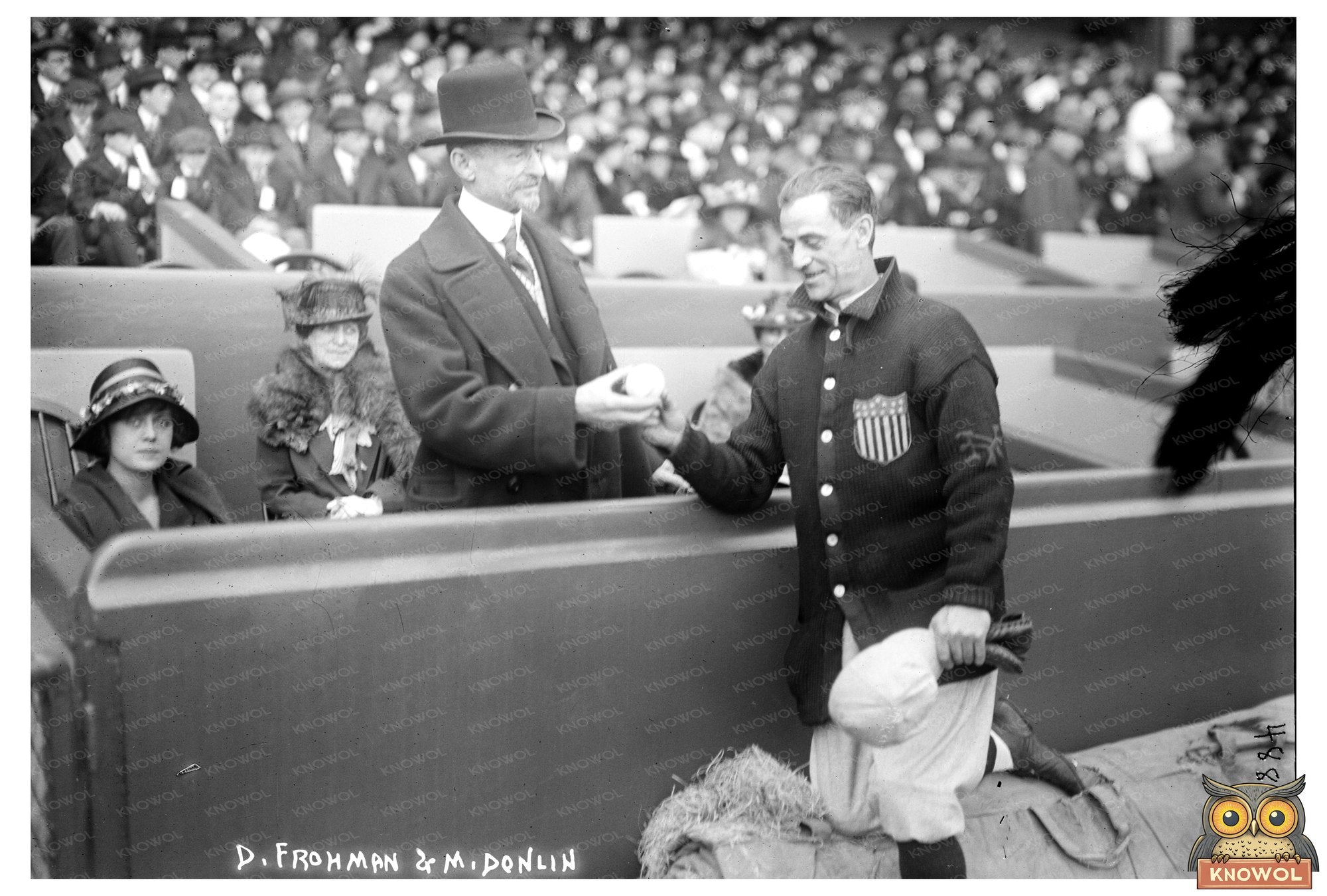 1919 Candid: Broadways Frohman Meets Baseballs Donlin