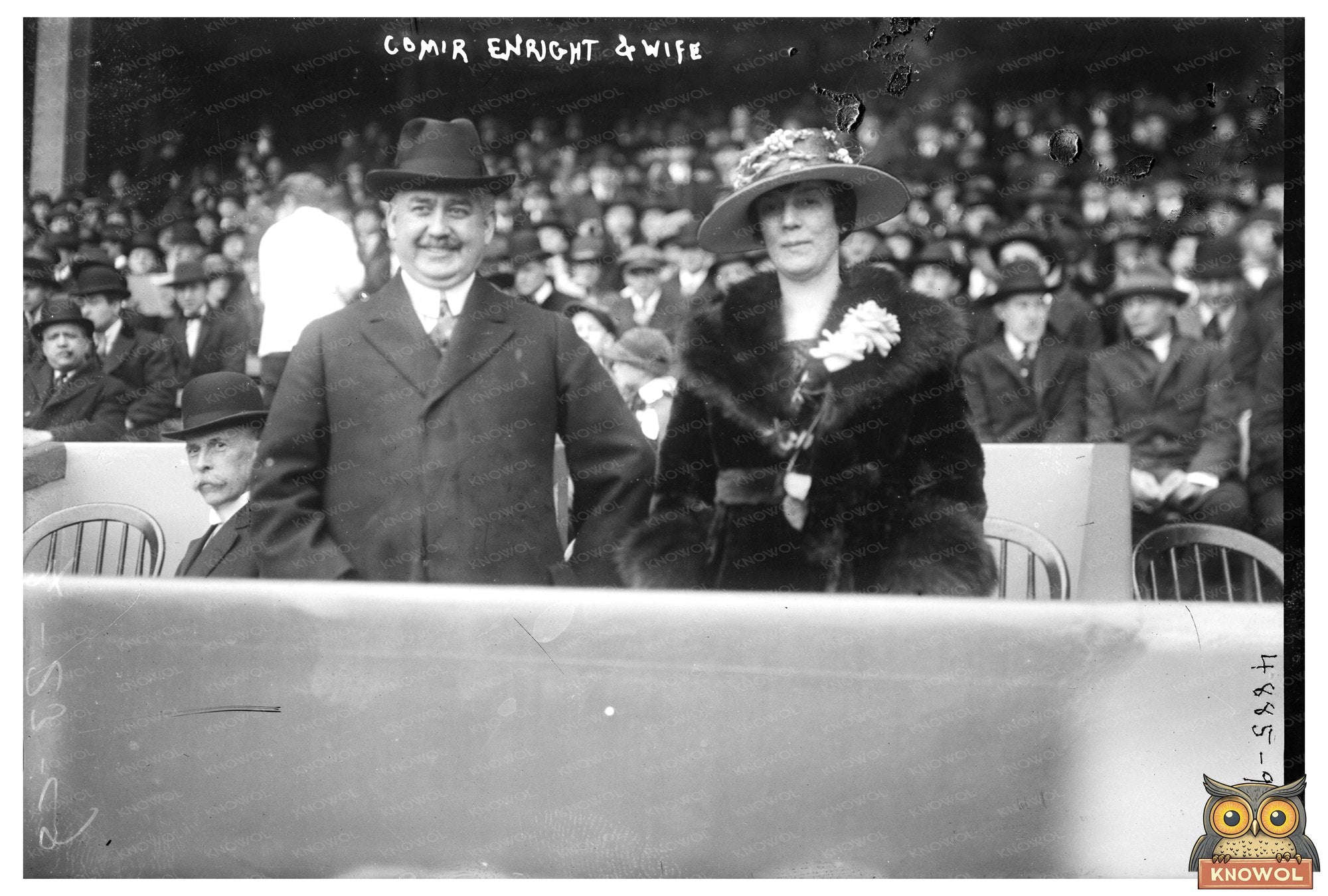 1918: Police Commissioner Enright at Polo Grounds