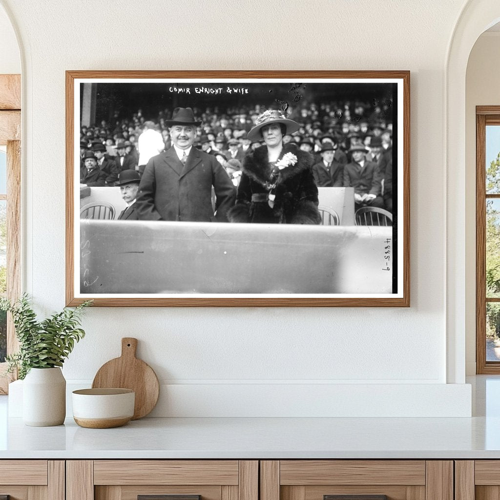 1918: Police Commissioner Enright at Polo Grounds