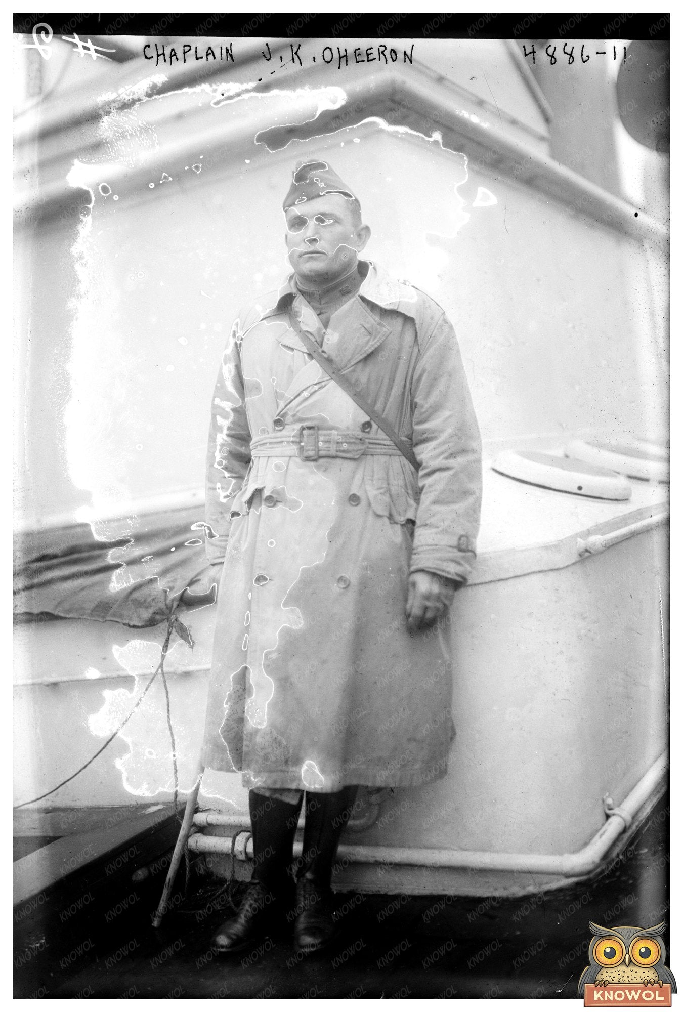 World War I Chaplain in Uniform - Circa 1915-1920