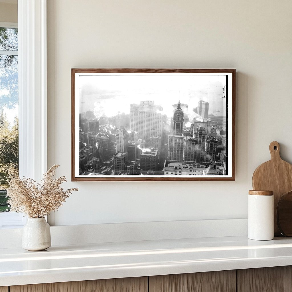 Stunning 1910s NYC Skyline View from Woolworth Building