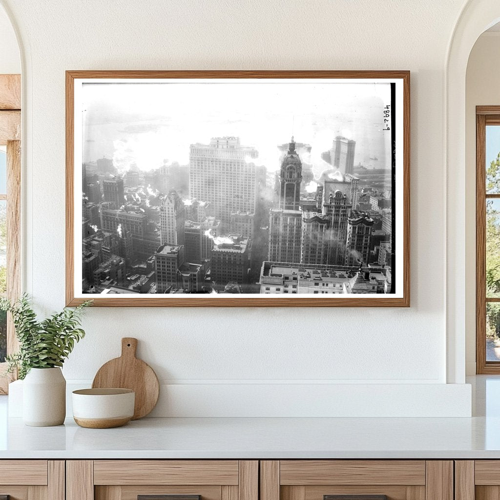Stunning 1910s NYC Skyline View from Woolworth Building