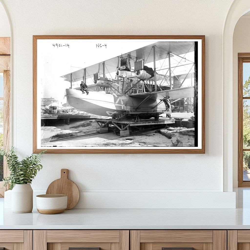 Historic NC-4 Seaplane: First Transatlantic Flight