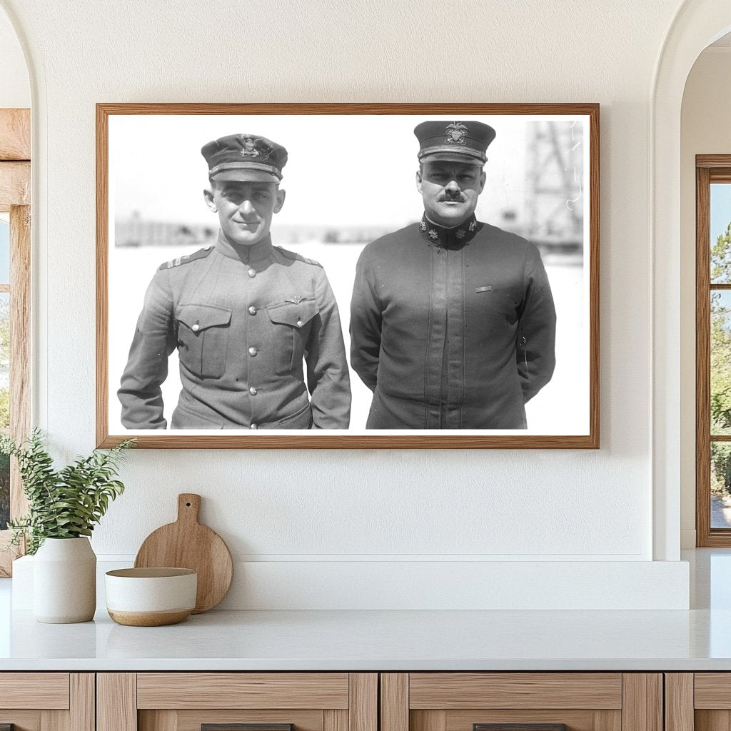 1919 Military Officers in Uniform: A Historic Moment