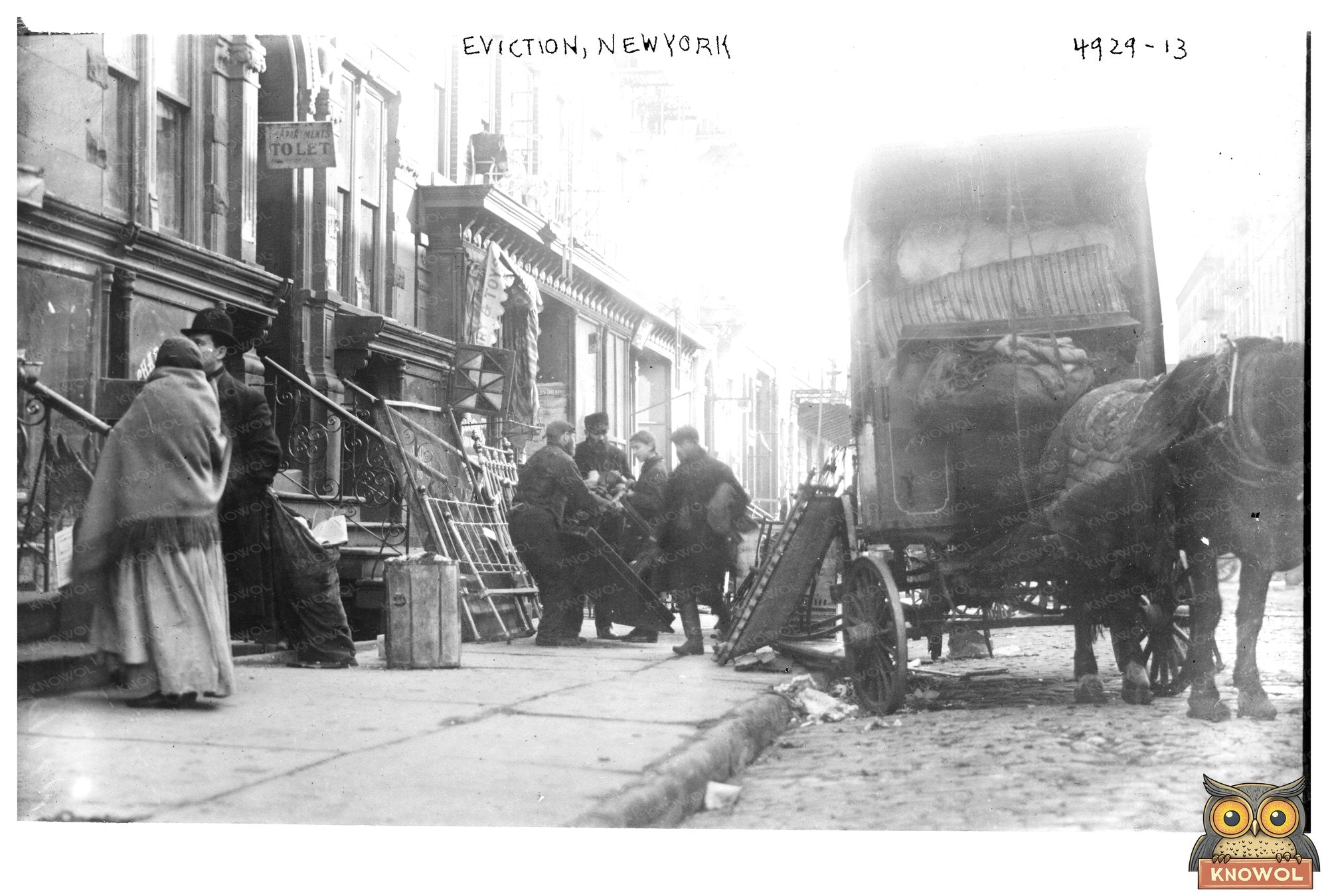 Struggling Families: 1910s NYC Eviction Scene