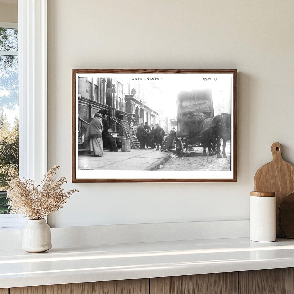 Struggling Families: 1910s NYC Eviction Scene
