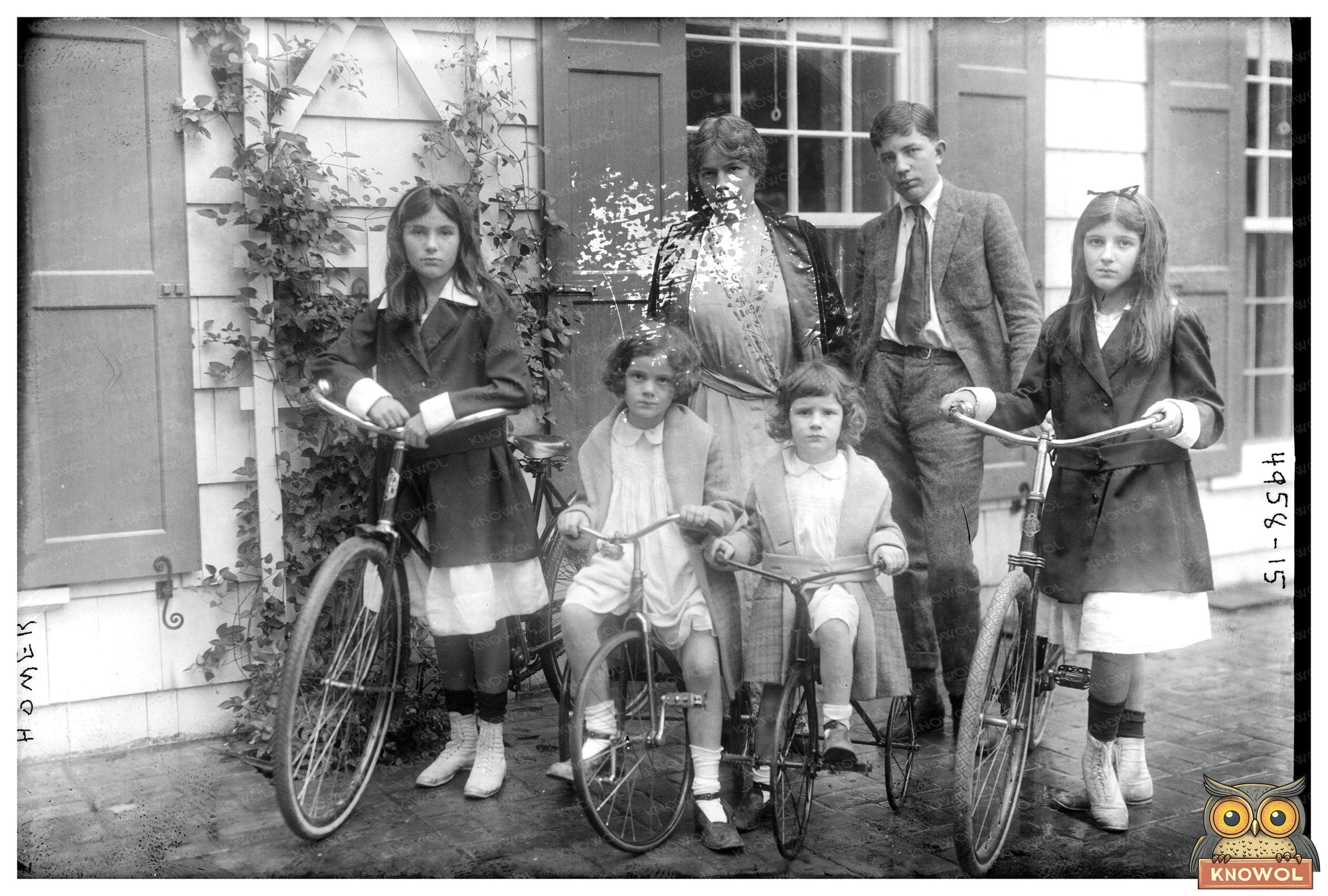 Historic 1919 Glass Negative of Homer Landscape