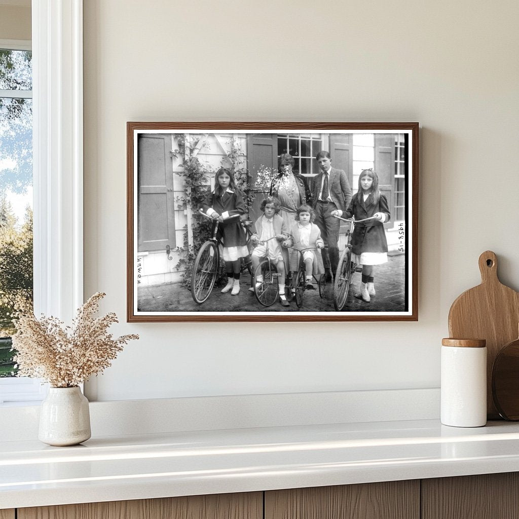 Historic 1919 Glass Negative of Homer Landscape