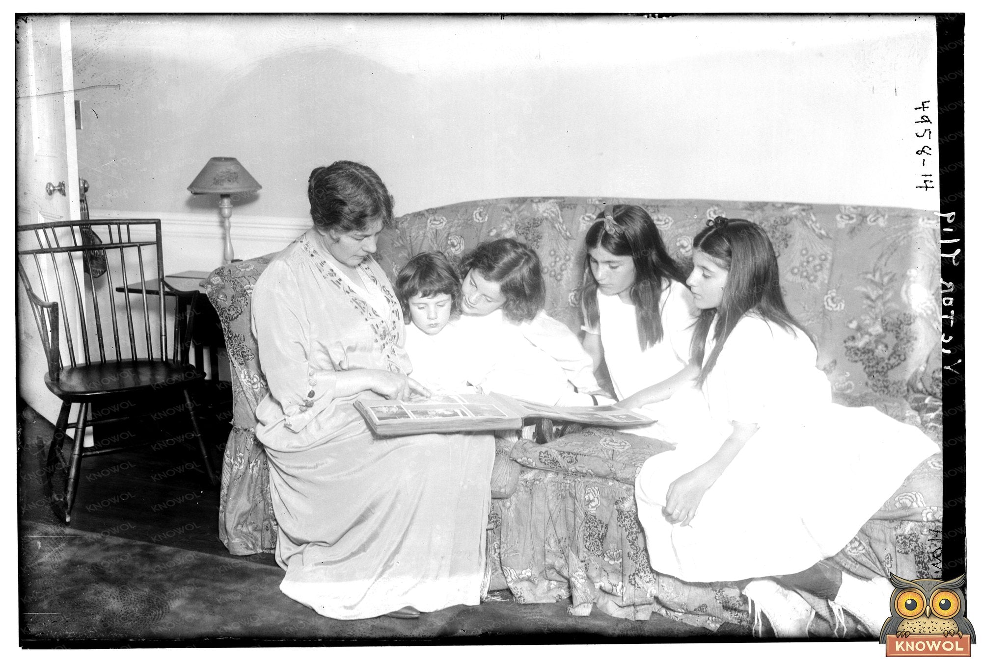 1919 Vintage Portrait of Homer in Daily Life