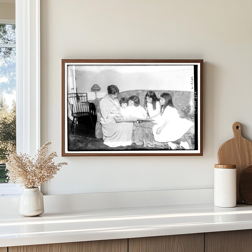 1919 Vintage Portrait of Homer in Daily Life