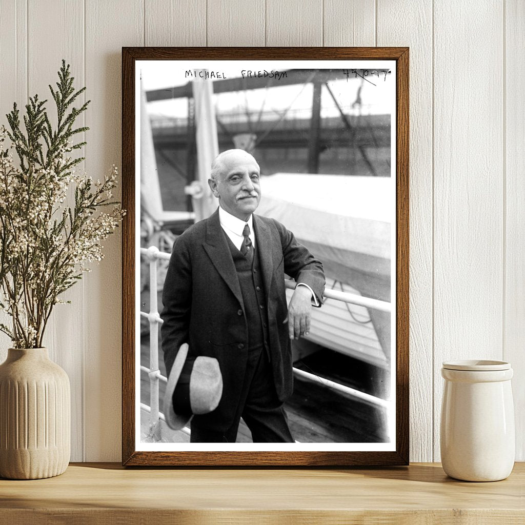 Early 20th Century Portrait of a Commerce Pioneer