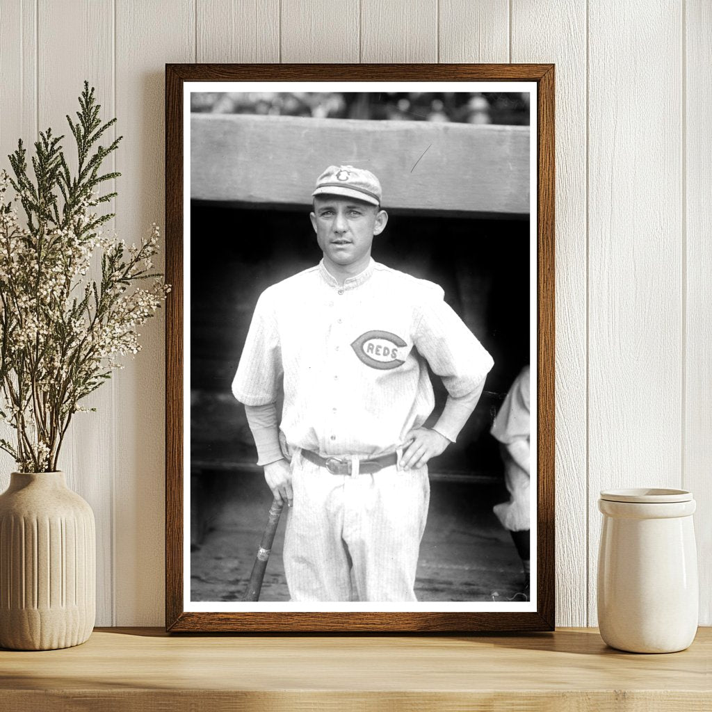 1919 Cincinnati NL Baseball Star Heinie Groh Portrait