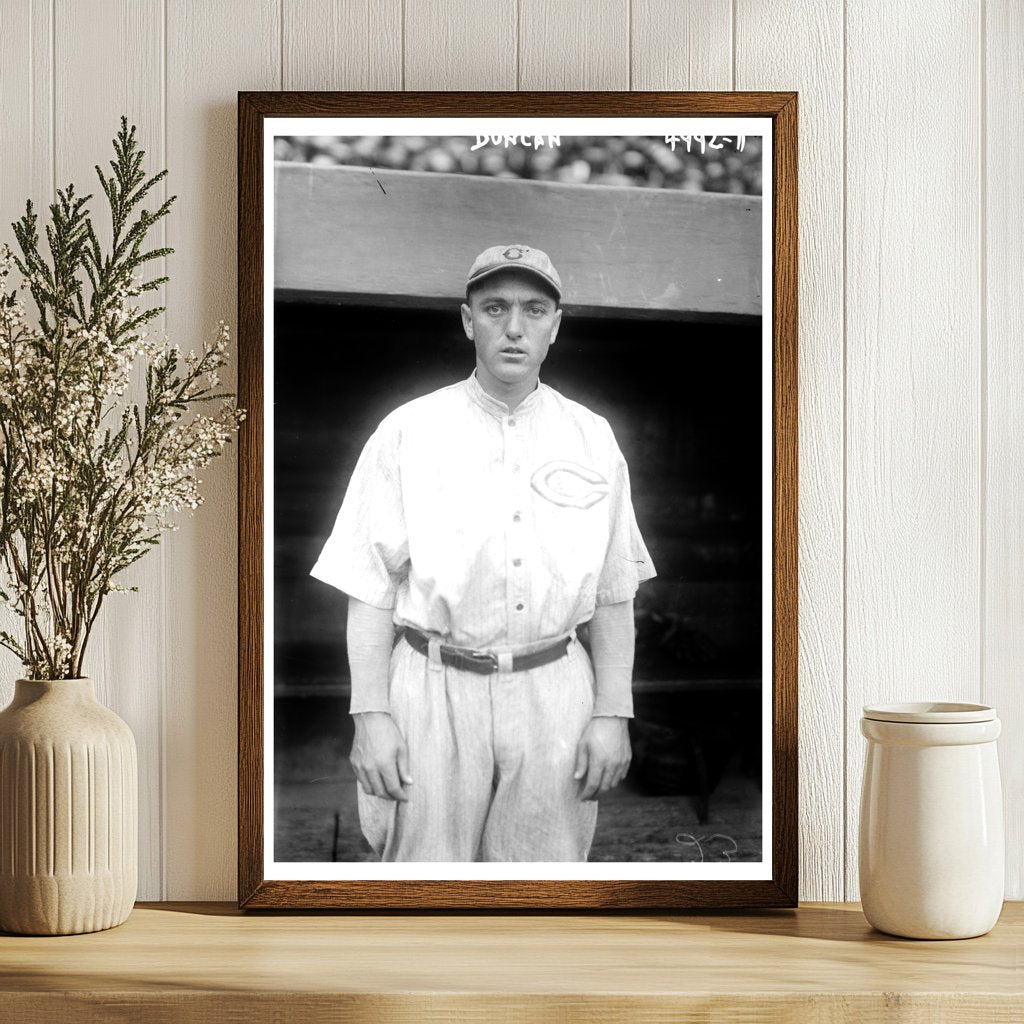 1919 Cincinnati Reds Star Player Pat Duncan Portrait