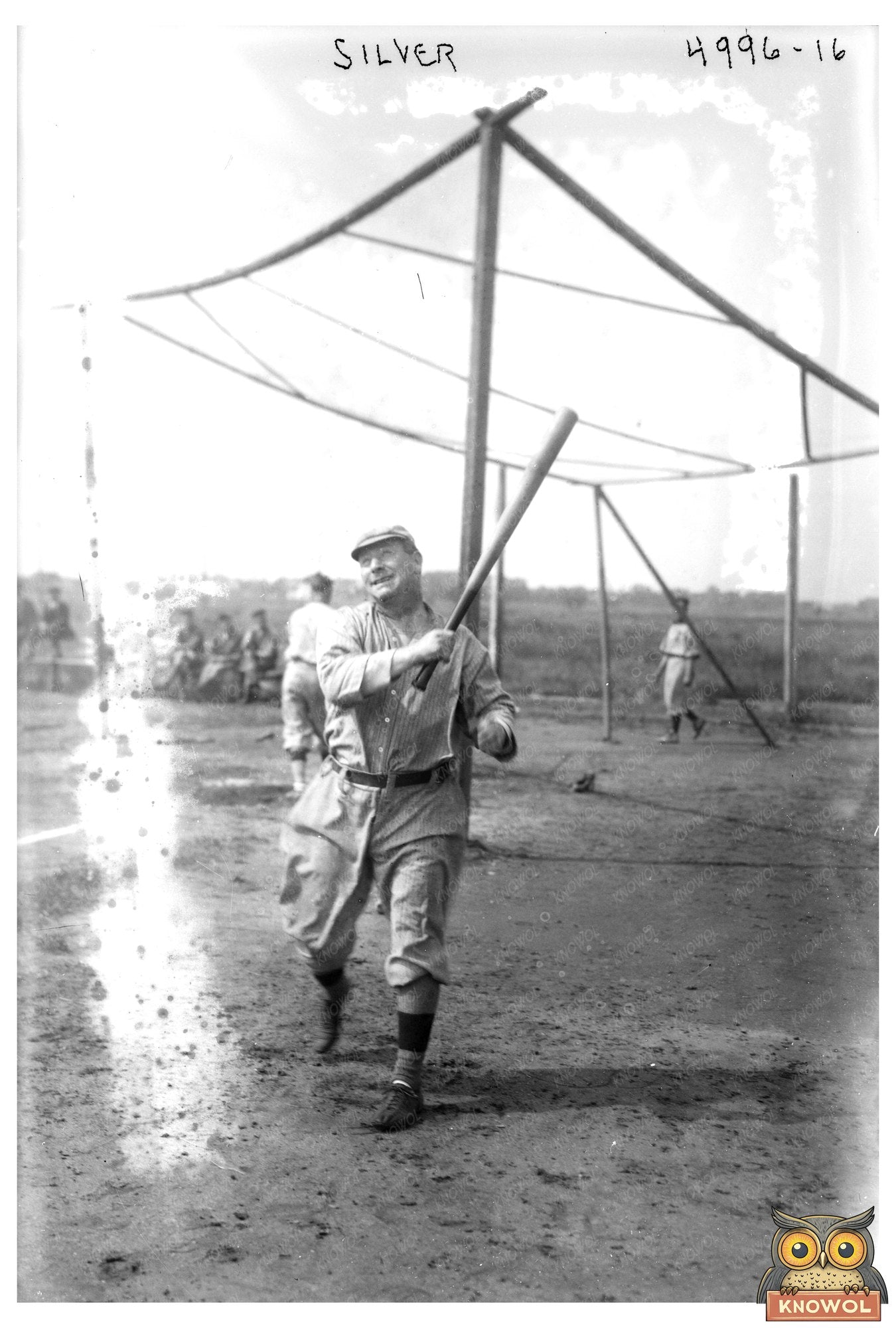 1918 Vaudeville Comedian with Baseball Flair