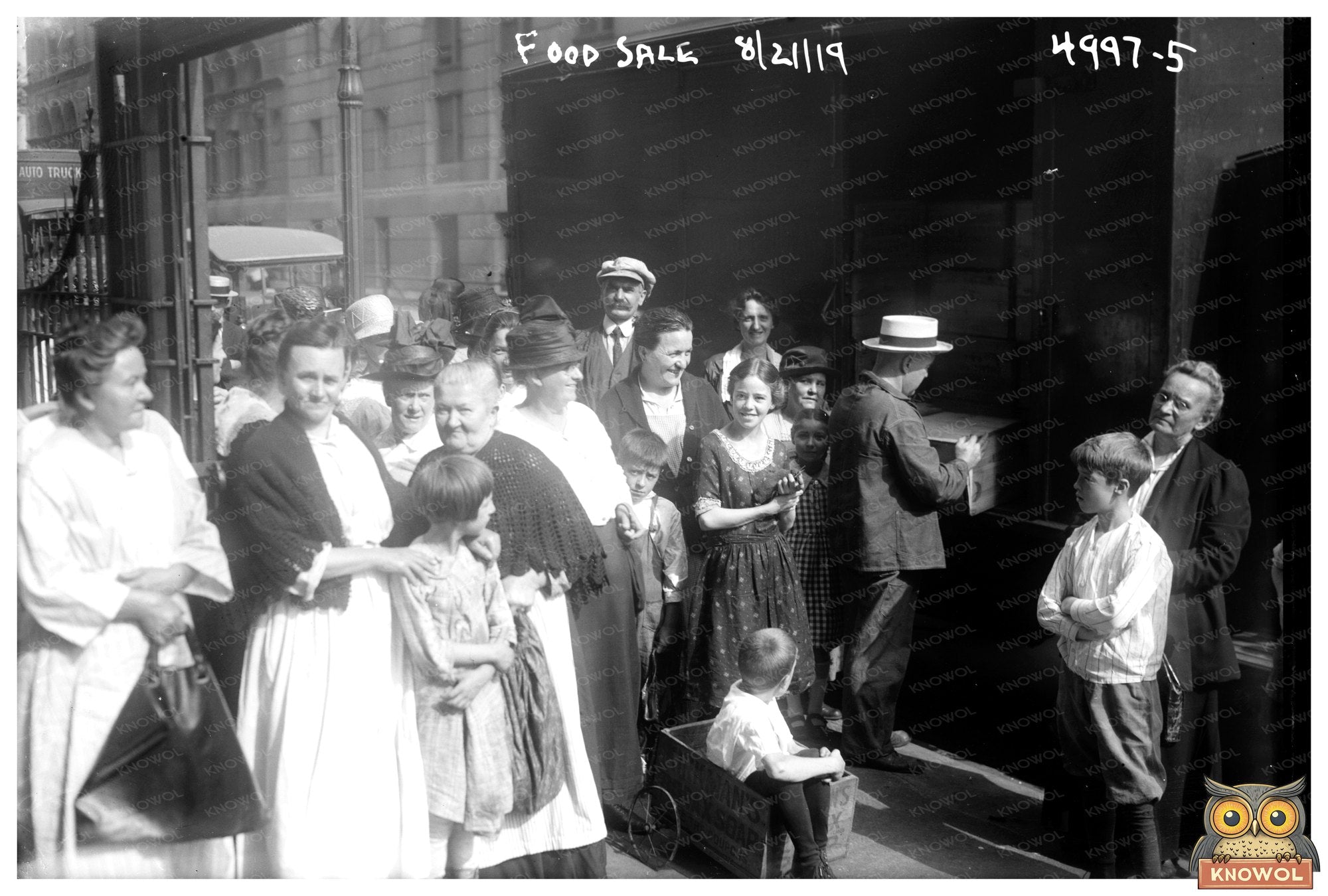 1919 Post-War Food Sale: A Slice of Everyday Life