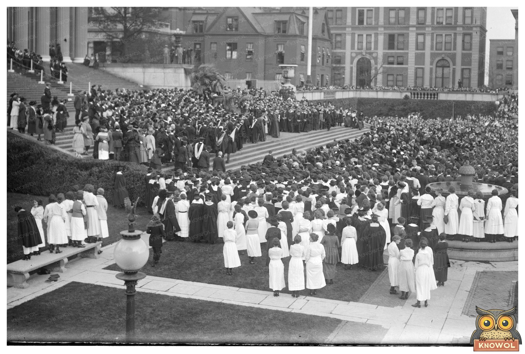 Historic 1919 Gathering: Albert Mercier at Columbia