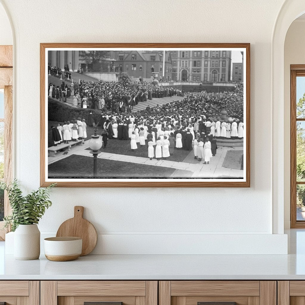 Historic 1919 Gathering: Albert Mercier at Columbia